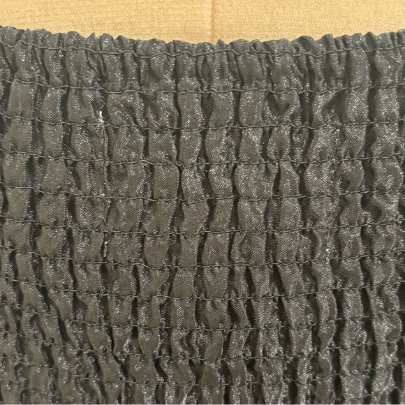 Francesca’s Alisia puff sleeve babydoll swing dress, black - Picture 12 of 16